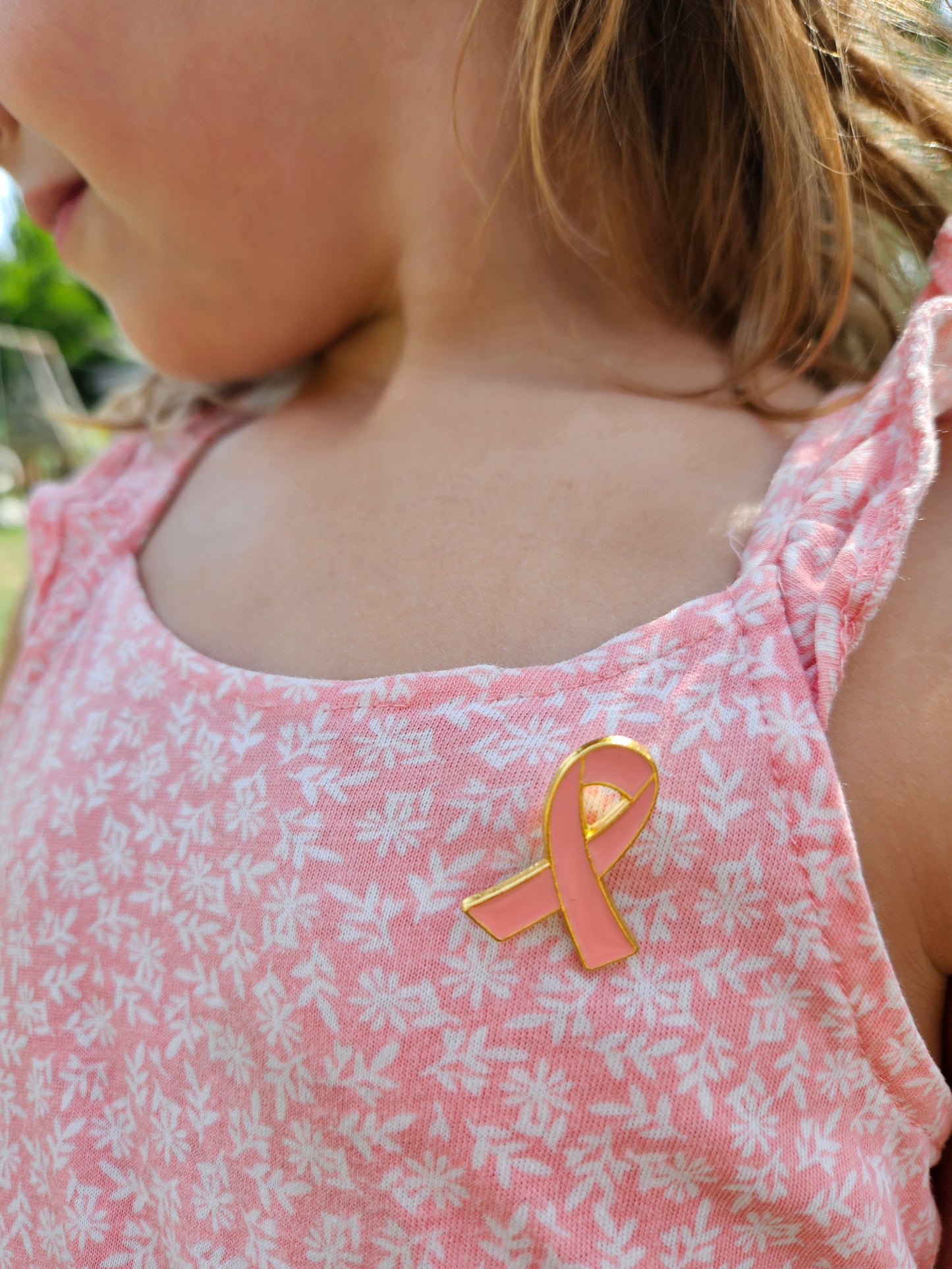 Pins OCTOBRE ROSE ruban rose / solidaire
