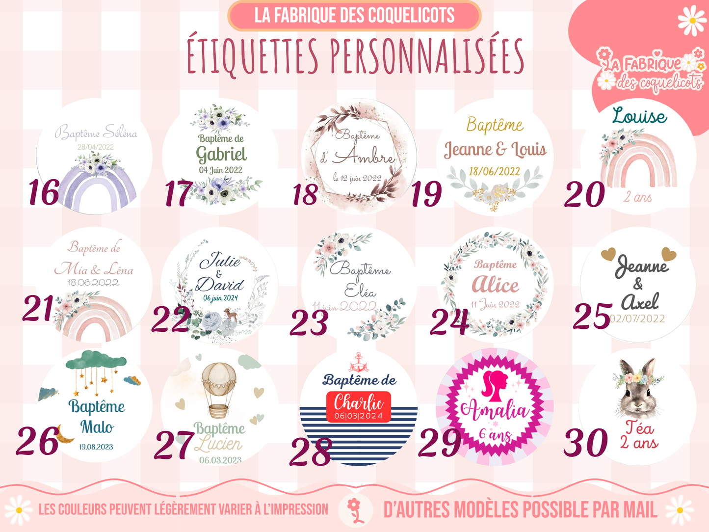 Mini Bougie personnalisée | cadeau invité |