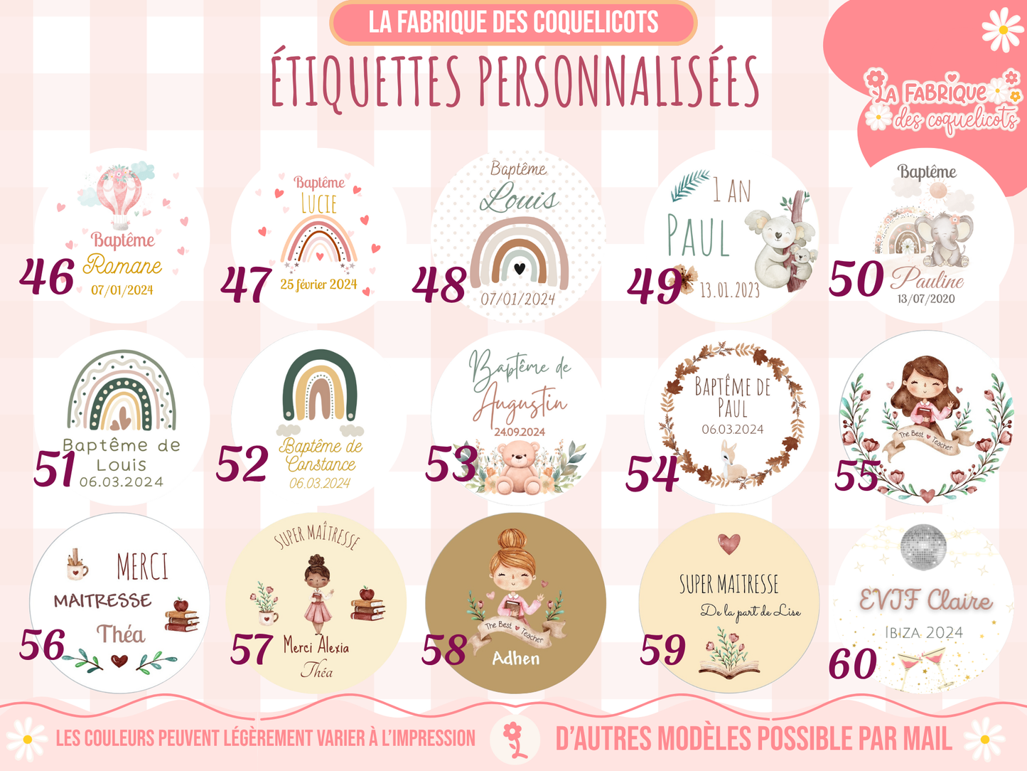 Mini Bougie personnalisée | cadeau invité |