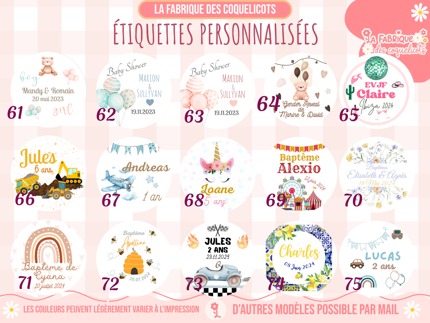 Mini Bougie personnalisée | cadeau invité |