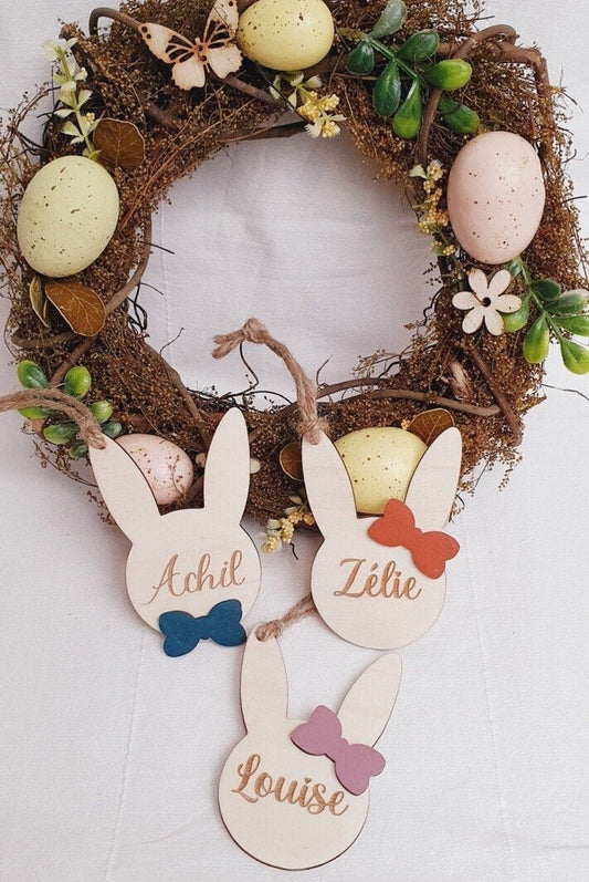 Sujet bois PAQUES  / décoration / cadeau personnalisé de Pâques