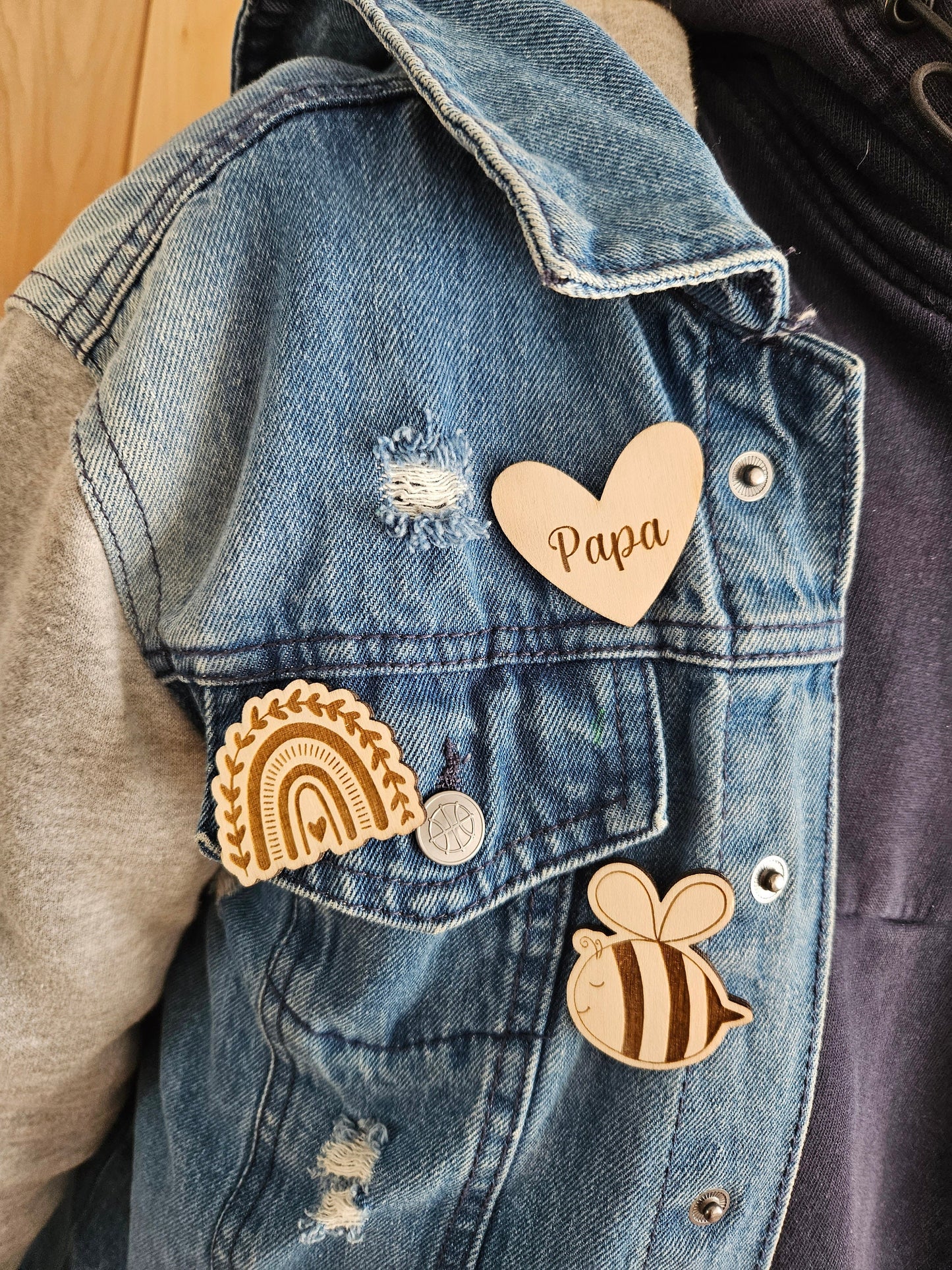 Pins ou broche | Marraine parrain témoin mamie papy futur papa annonce tatie tonton grand frère grande soeur | grossesse