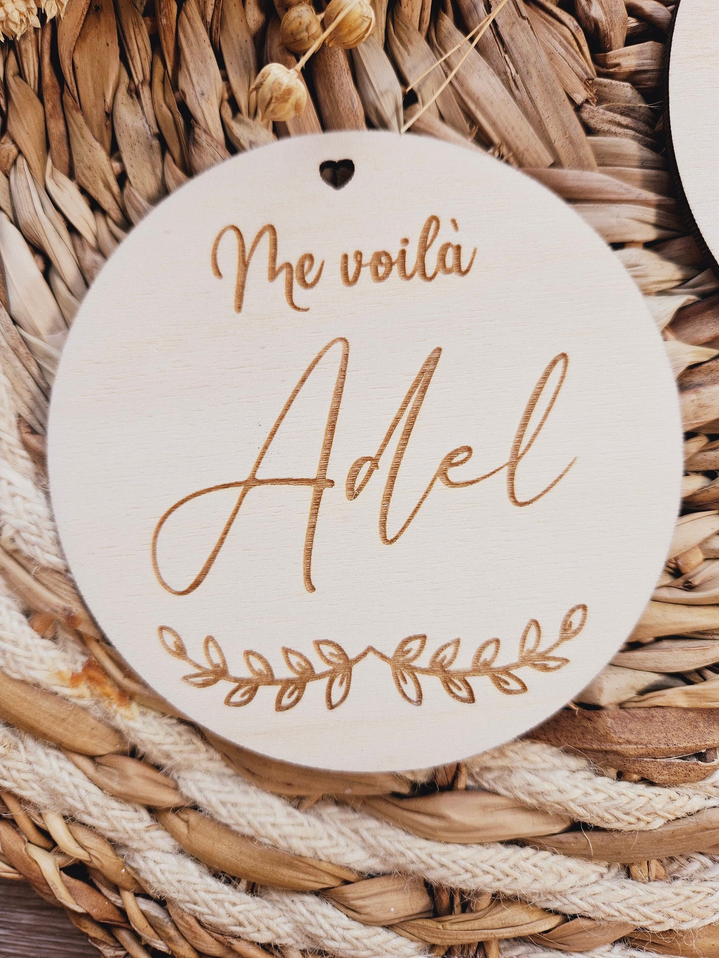 Carte de naissance | Plaque en bois | Arrivée de bébé