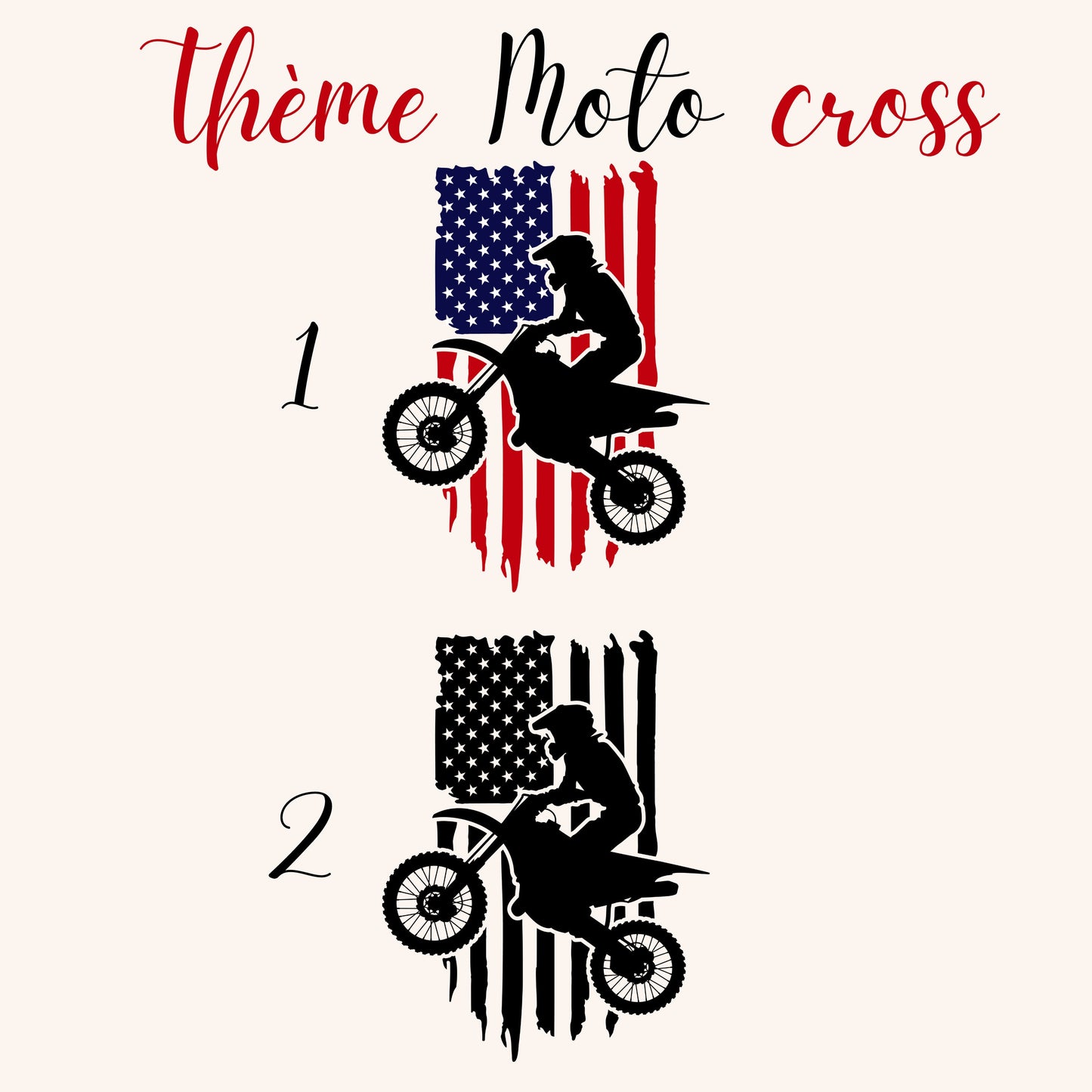 Gourde personnalisé | Gourde enfant | Rentrée des classes | cadeau personnalisé | garçon | moto | moto cross | bike | black and white