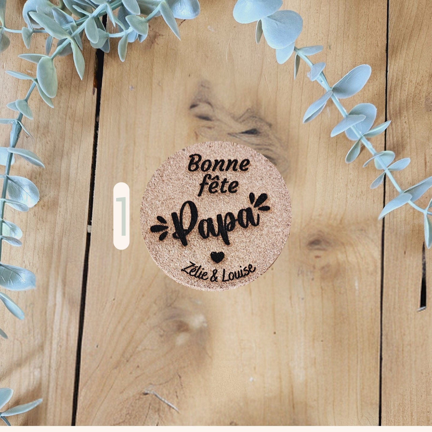 Dessous verre personnalisé - sous verre - cadeau personnalisé - cadeau homme femme fête anniversaire parrain témoi futur parrent