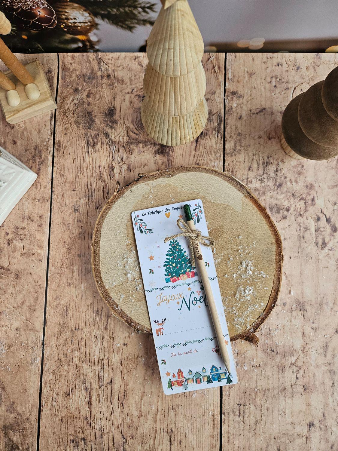 Crayon à planter Noël - à personnaliser - maitresse nounou atsem - Noël cadeau personnalisé - femme enfant cadeau enfant - fin année