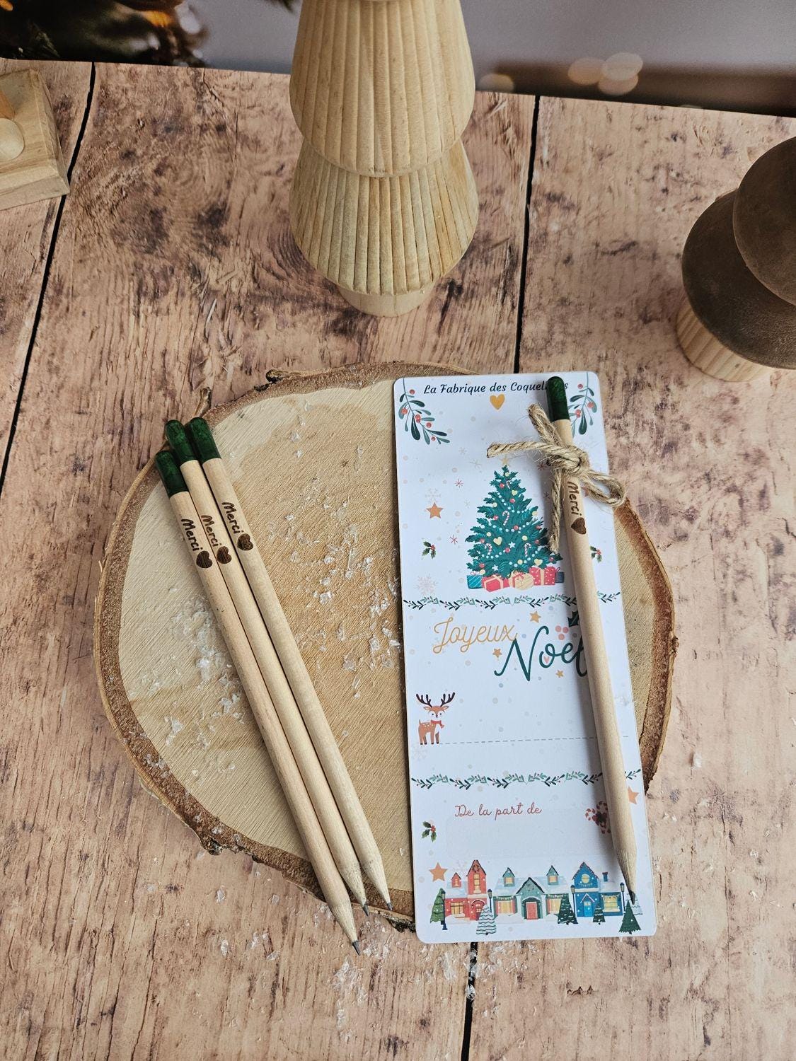 Crayon à planter Noël - à personnaliser - maitresse nounou atsem - Noël cadeau personnalisé - femme enfant cadeau enfant - fin année