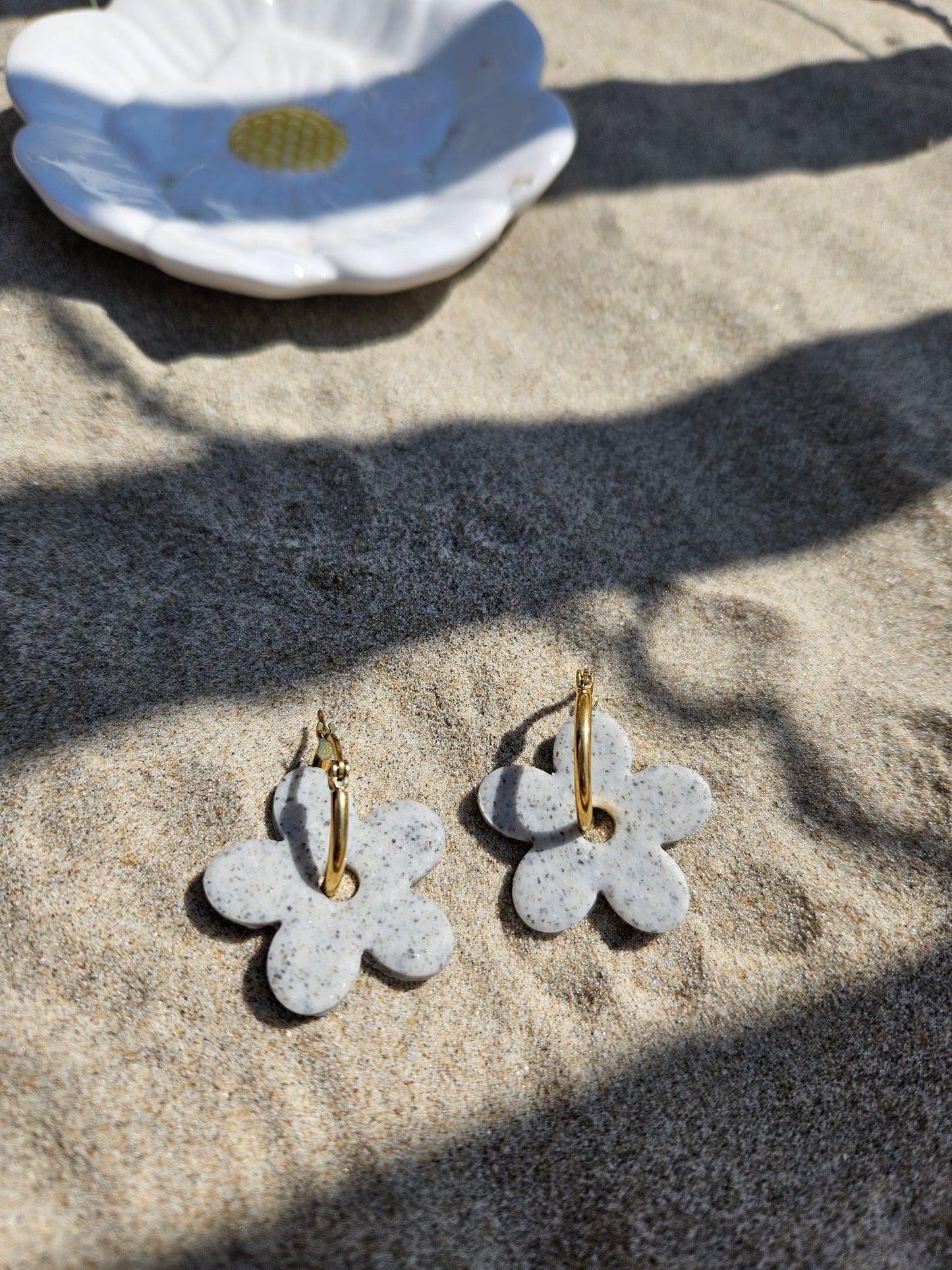 Boucles oreilles interchangeables MAXI LOLA GRANIT