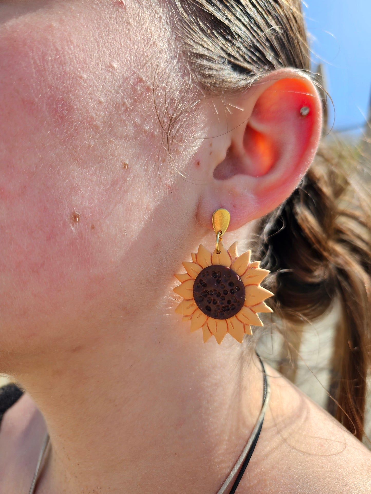 Boucles oreilles - TOURNESOL/ SUNFLOWER