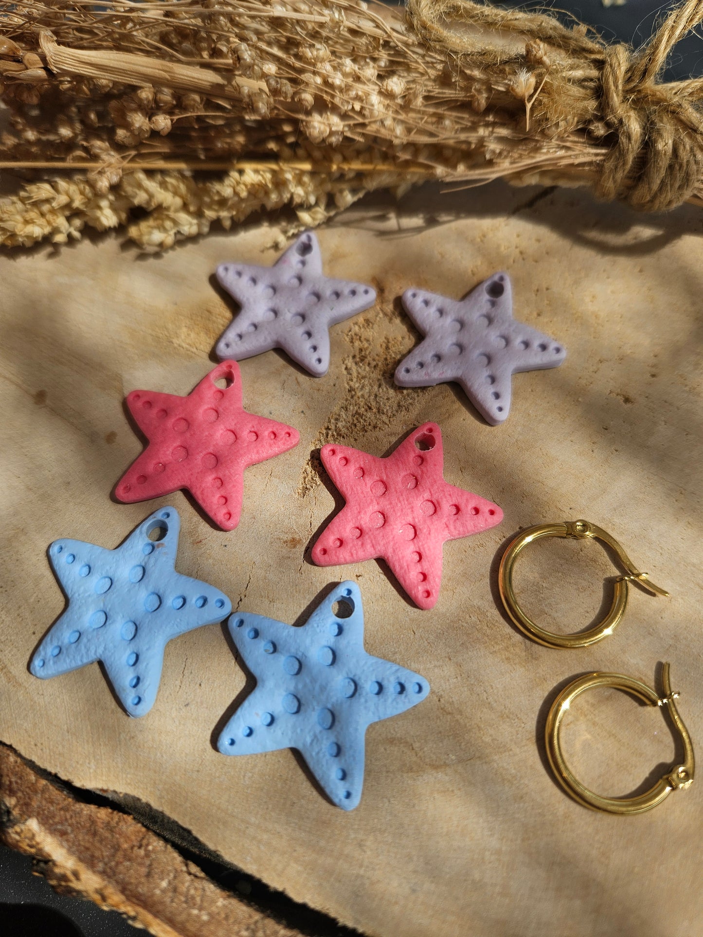 Boucles oreilles interchangeables - ETOILE DE MER / STARFISH