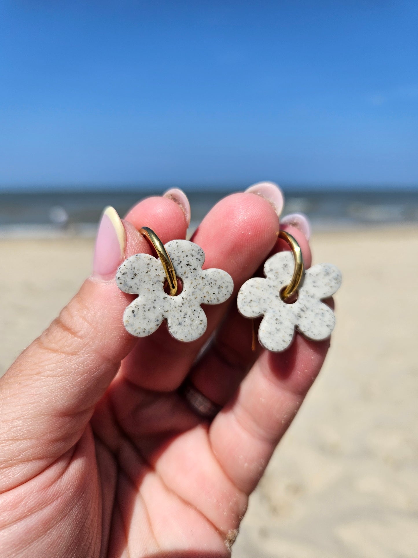 Boucles oreilles interchangeables GEORGETTE - GRANIT