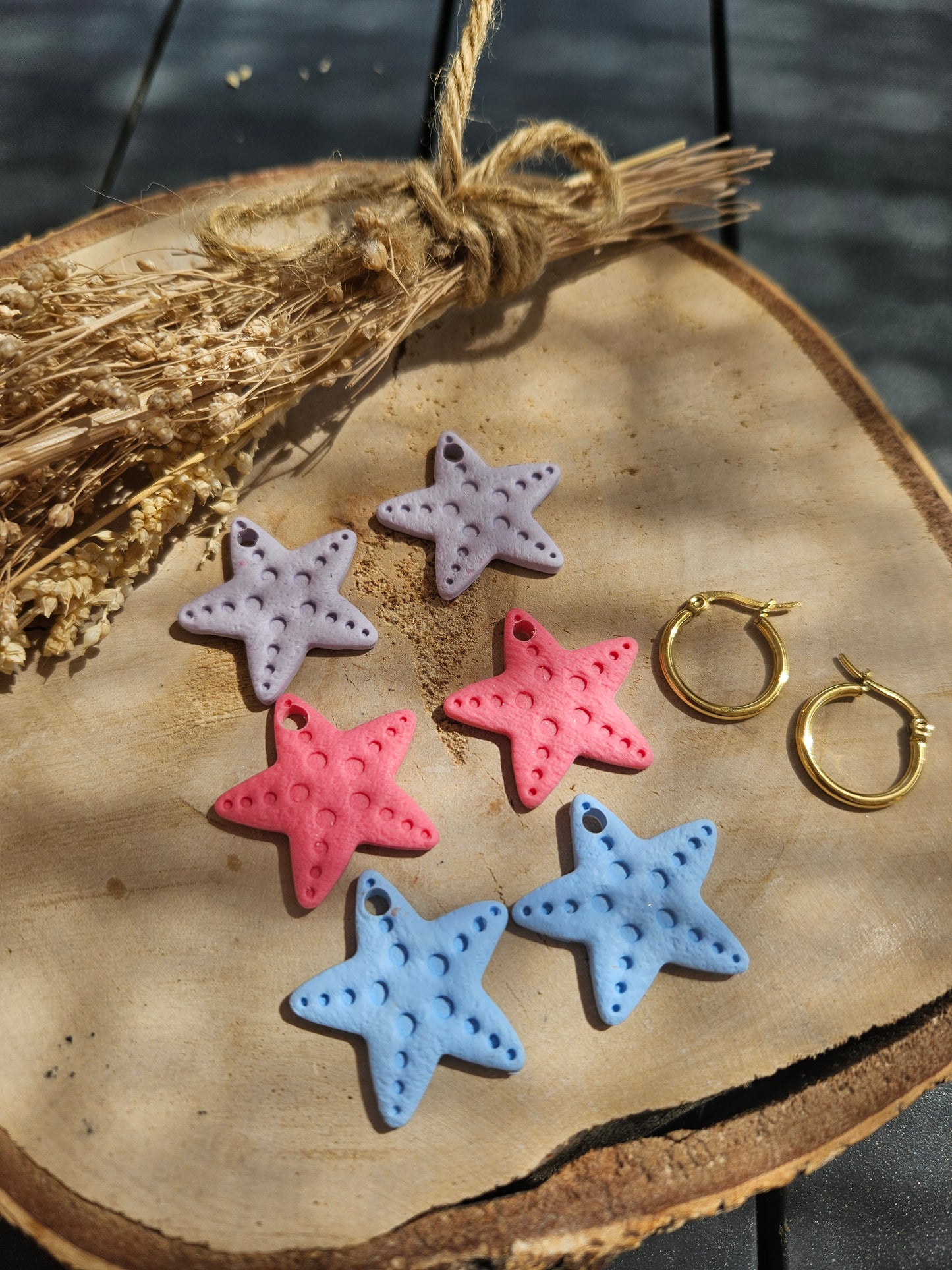Boucles oreilles interchangeables - ETOILE DE MER / STARFISH