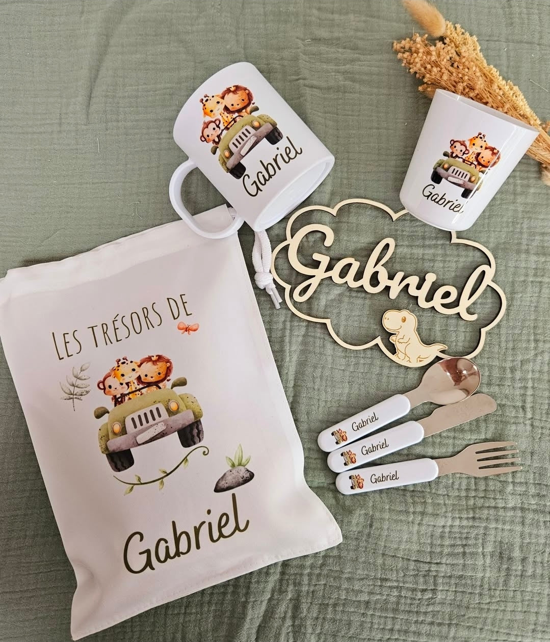 kit enfant / bébé / cadeau personnalisé / anniversaire baptême naissance / cadeau bébé /