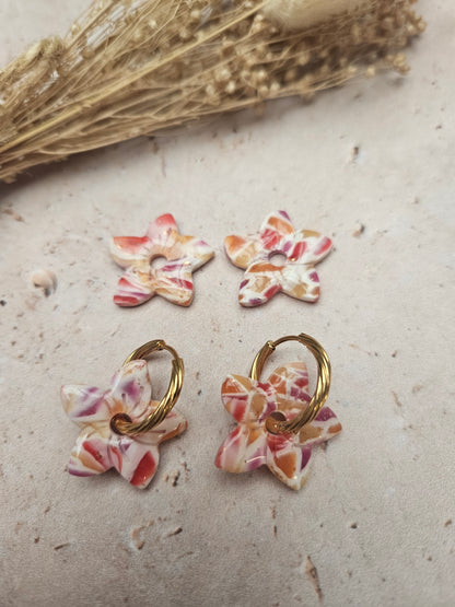 Boucles oreilles interchangeables - COLLECTION FALL IN LOVE - ANNIE VITRAIL AUTOMNE