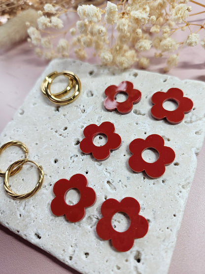 Boucles oreilles interchangeables - DROP OCTOBRE - ZELIE TERRA COTTA