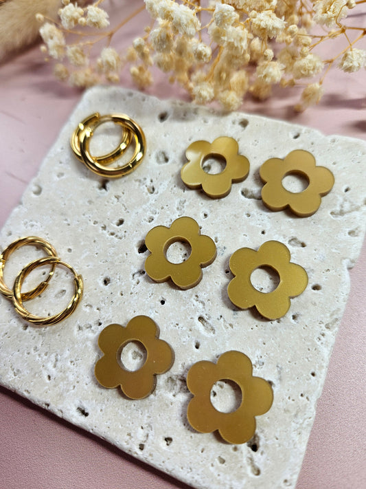 Boucles oreilles interchangeables - DROP OCTOBRE - ZELIE OR