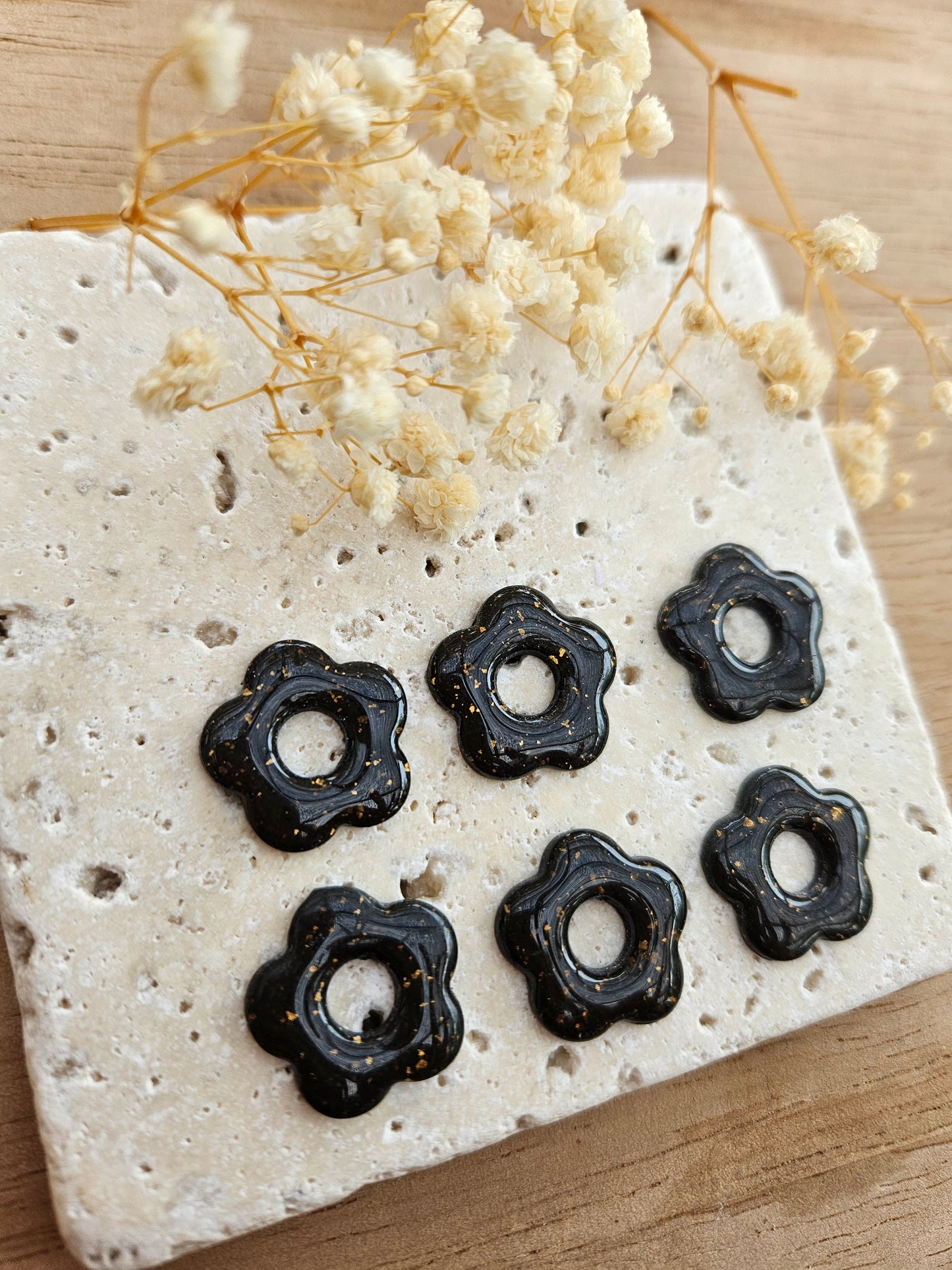 Boucles oreilles interchangeables - DROP OCTOBRE - ZELIE GALAXY NOIR