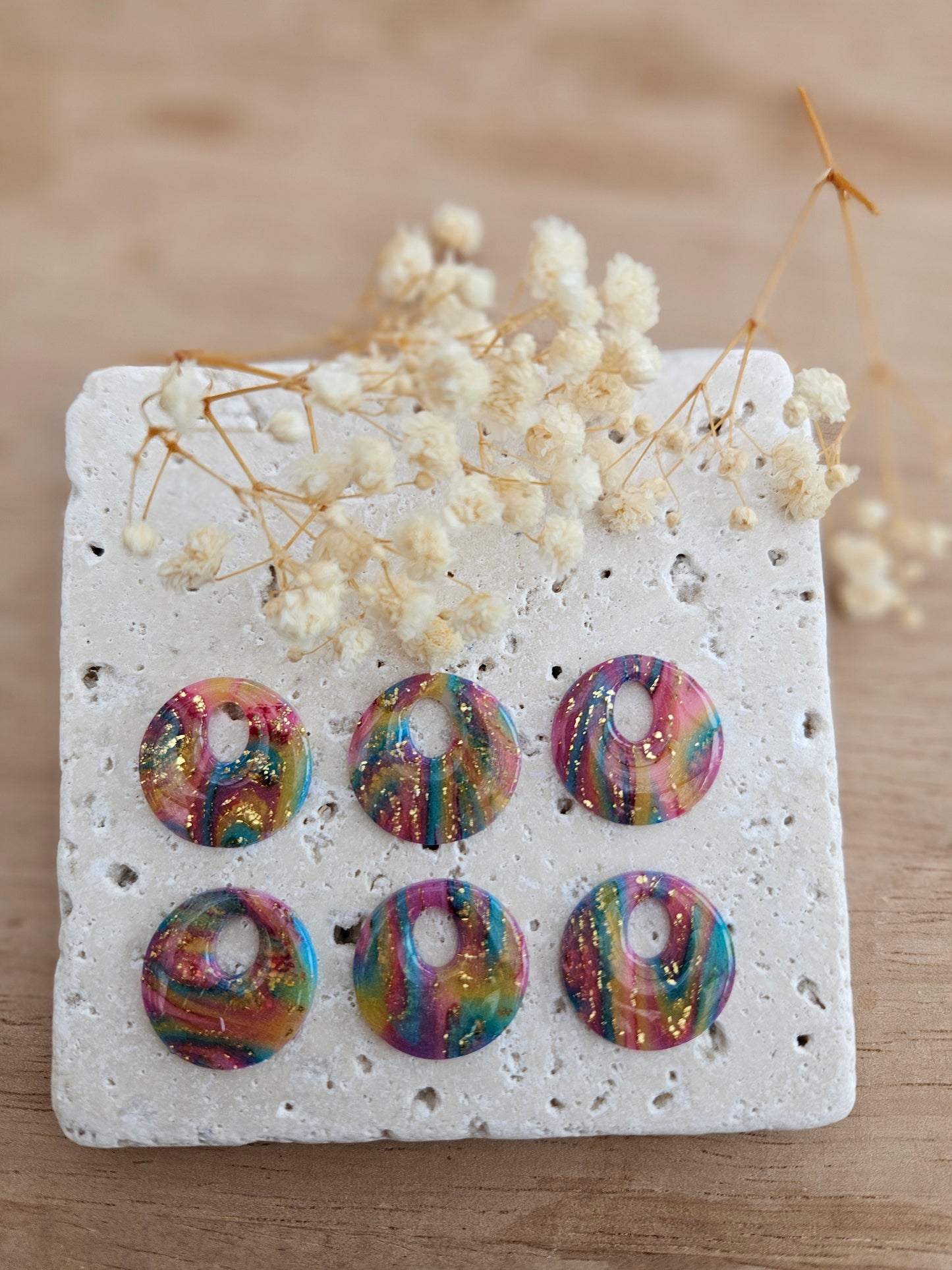 Boucles oreilles interchangeables - DROP OCTOBRE - AURORE  CANDY