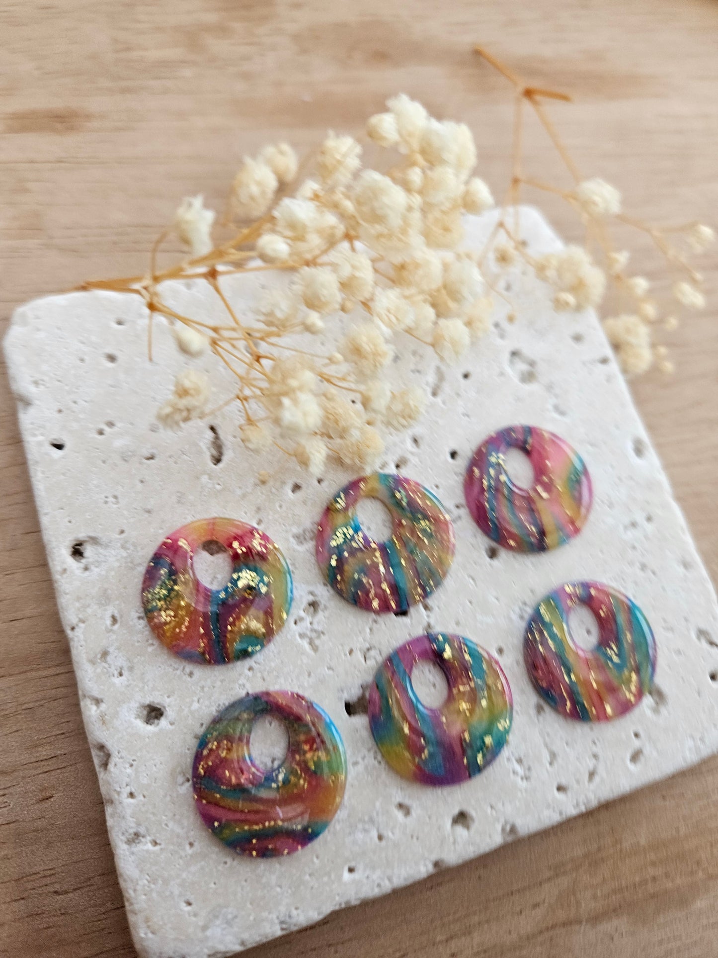 Boucles oreilles interchangeables - DROP OCTOBRE - AURORE  CANDY