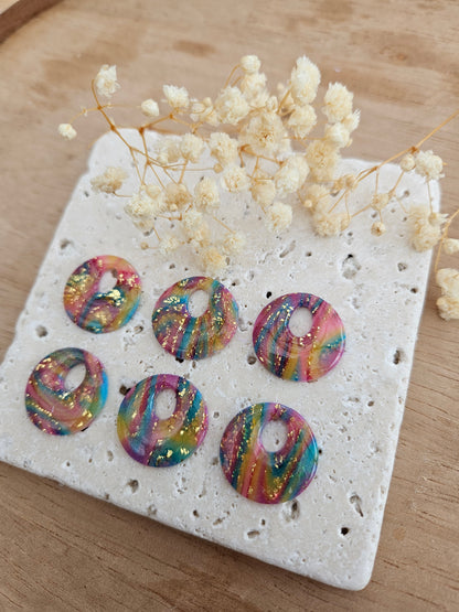 Boucles oreilles interchangeables - DROP OCTOBRE - AURORE  CANDY