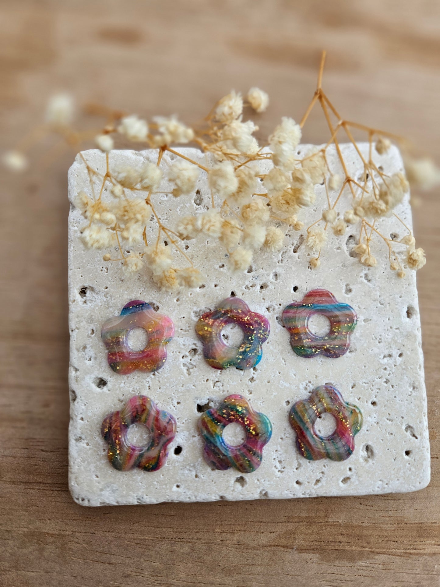 Boucles oreilles interchangeables - DROP OCTOBRE - ZELIE  GALAXY ROSE