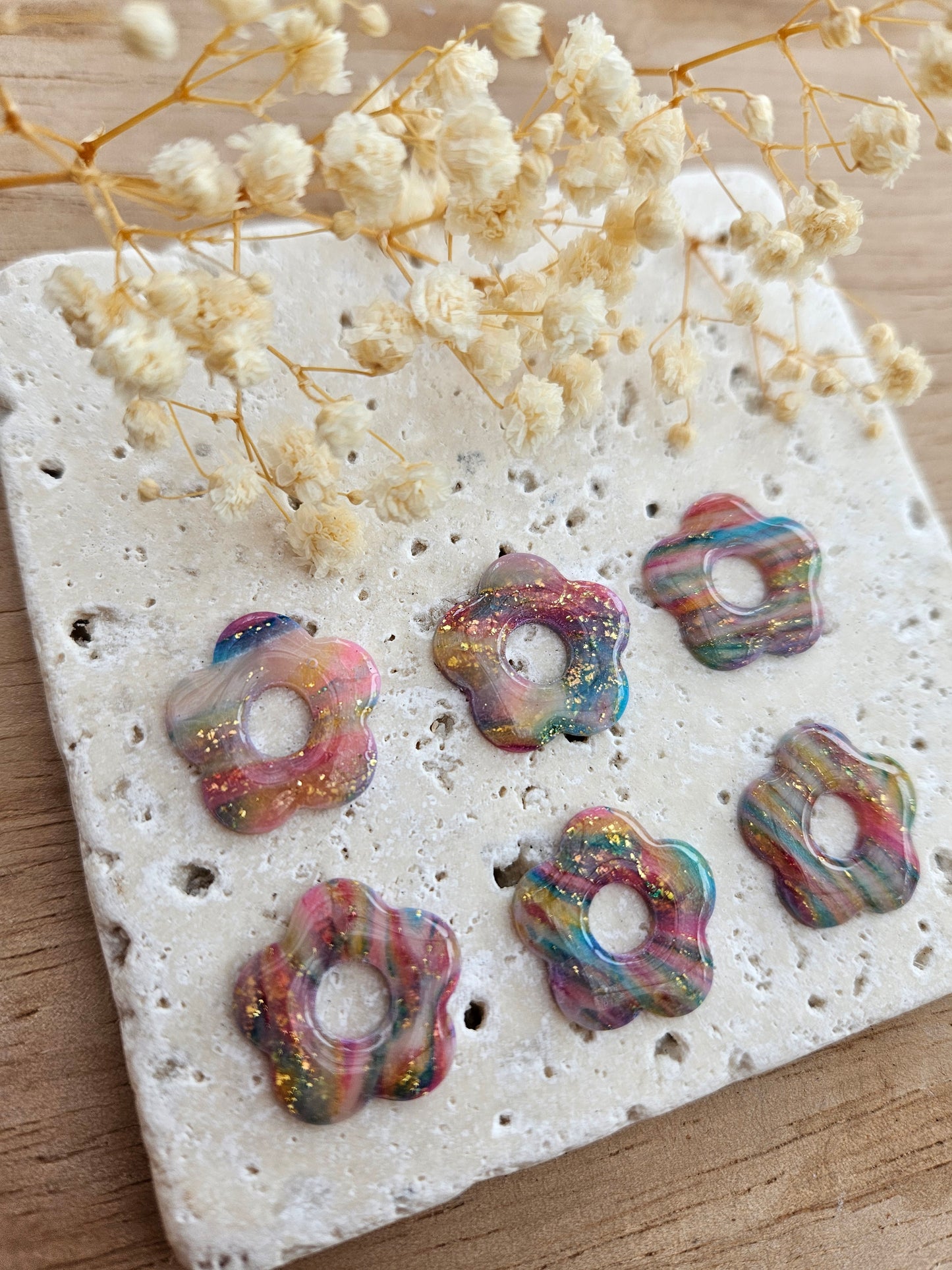 Boucles oreilles interchangeables - DROP OCTOBRE - ZELIE  GALAXY ROSE