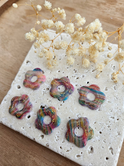 Boucles oreilles interchangeables - DROP OCTOBRE - ZELIE  GALAXY ROSE