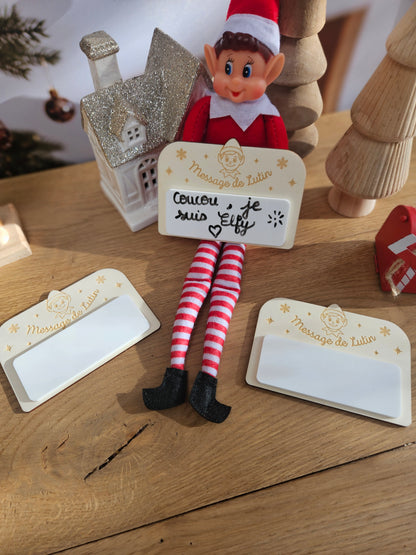 Mini Plaque mémo / message lutin farceur