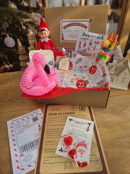 Box de bêtises clé en main pour Lutin farceur - personnalisée - par 12 ou 24 bêtises