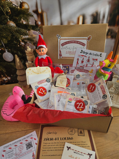 Box de bêtises clé en main pour Lutin farceur - personnalisée - par 12 ou 24 bêtises