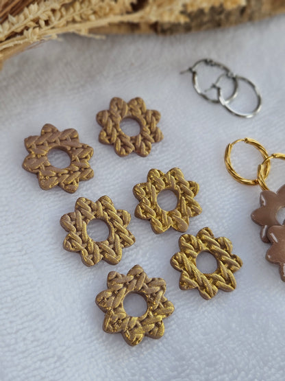 Pampilles interchangeables - Collection Noël "Let it Shine" - LISETTE - TAUPE EFFET PULL OR