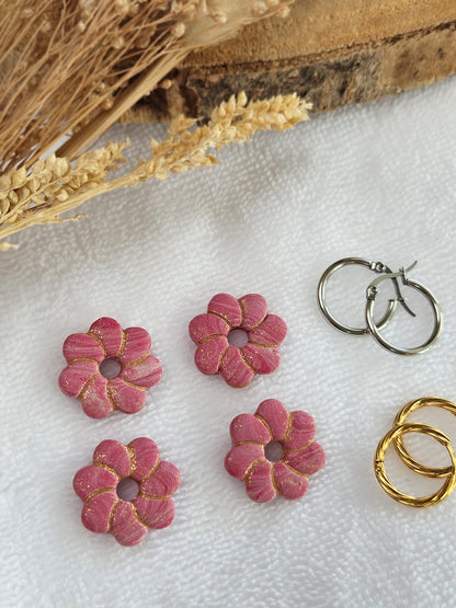 Pampilles interchangeables - Collection Noël "Let it Shine" - CAPUCINE - ROSE ET OR