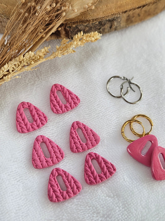 Pampilles interchangeables - Collection Noël "Let it Shine" - SIMONE - ROSE EFFET PULL / RÉVERSIBLES