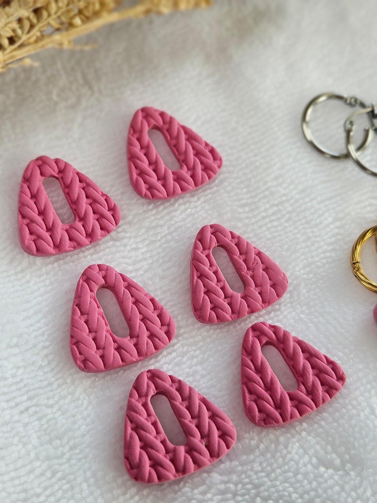 Pampilles interchangeables - Collection Noël "Let it Shine" - SIMONE - ROSE EFFET PULL / RÉVERSIBLES