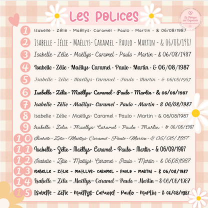 Cadre arbre de vie bois / arbre généalogique / arbre famille / prénoms / personnalisé / cadeau personnalisé