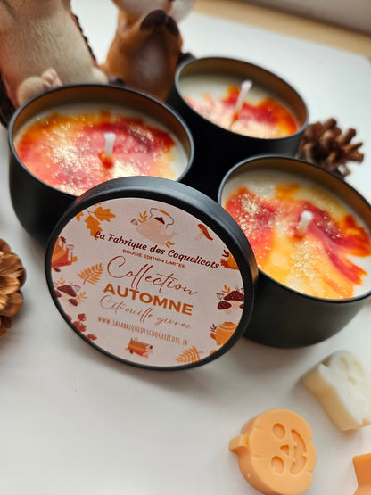 Bougie édition limité halloween  / automne / magie, soirée automne hello fall déco intérieur automne
