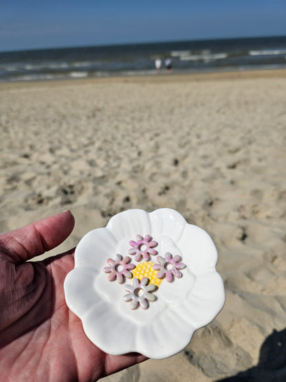 Boucles oreilles interchangeables SOLENE - NACRÉ ROSE