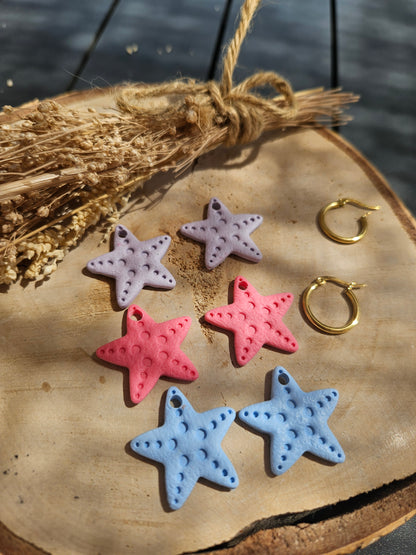 Boucles oreilles interchangeables - ETOILE DE MER / STARFISH
