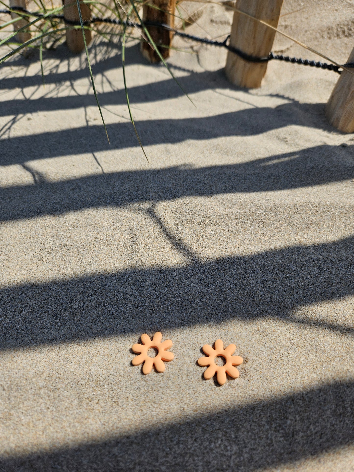 Boucles oreilles interchangeables SOLENE - ORANGE