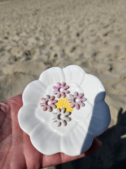 Boucles oreilles interchangeables SOLENE - NACRÉ ROSE