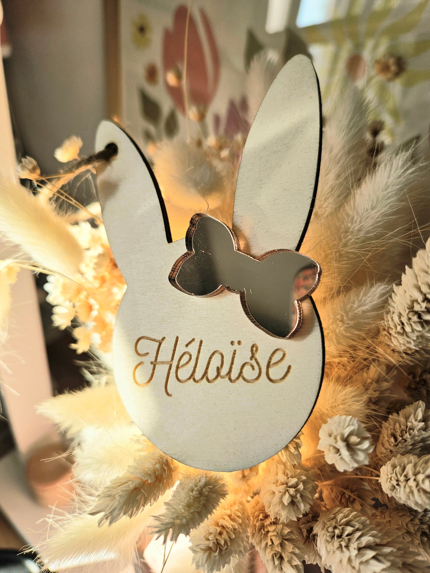 Sujet bois PAQUES  / décoration / cadeau personnalisé de Pâques